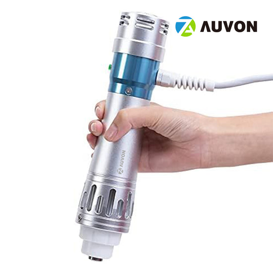 AUVON Portable 3621 Ultrasonic therapy Machine Pain Relief Body Relax Massager, White, 200mm x 145mm x 65mm