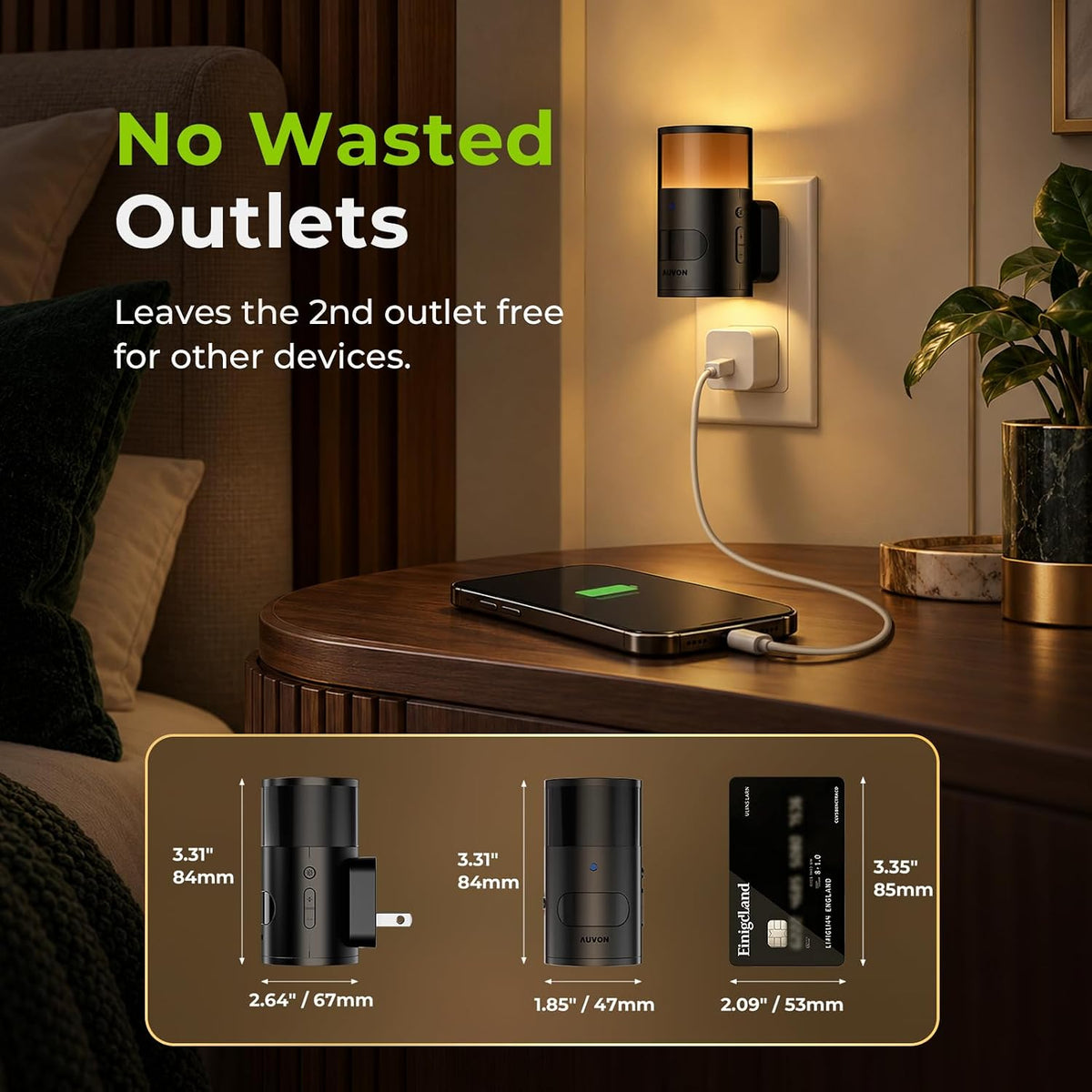 AUVON Lampe de bureau LED avec port de charge USB, 3 modes de couleur, lumière de lecture dimmable, lampe de travail intelligente à induction et gradation automatique, lampe de table à col de cygne flexible pour bureau ou chevet, adaptateur secteur inclus