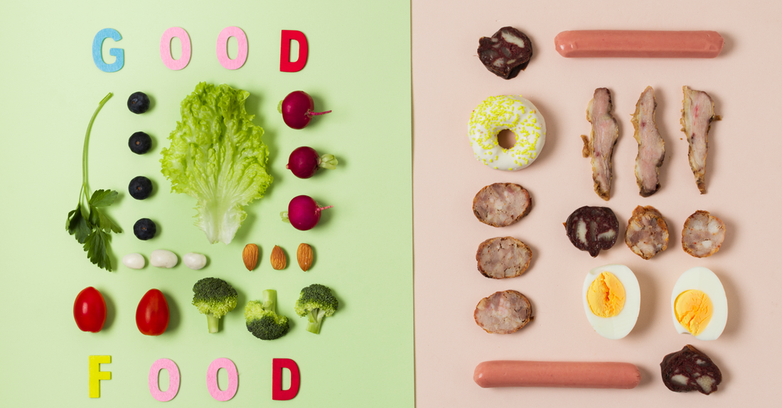 A collage image showing different types of diets including Mediterranean, Keto, Paleo, and DASH, emphasizing the diversity in diet plans comparison.