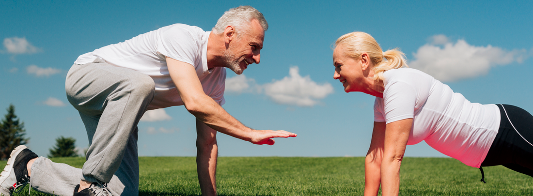 People of different ages performing flexibility exercises promoting the benefits of stretching for health.