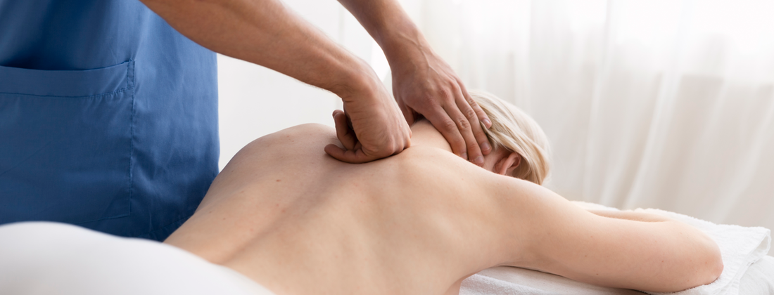 Professional massage therapy session promoting relaxation and well-being