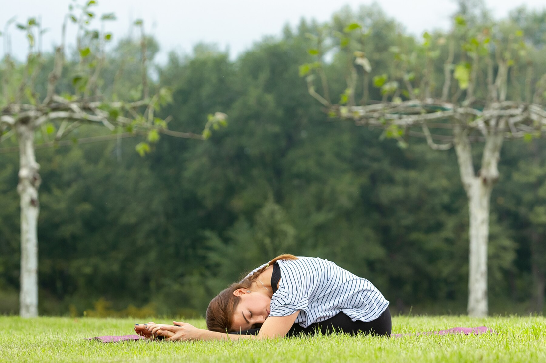 Discover the impact of chronic stress on physical health and strategies for management, with individuals practicing stress management techniques amidst the beauty of nature.