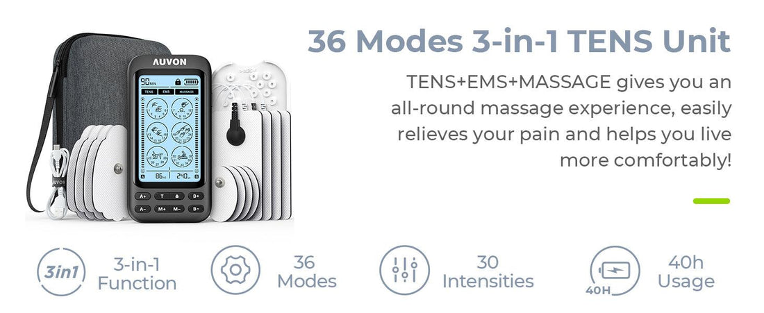 TENS Unit: A Revolutionary Pain Management Solution for Today's Active Lifestyle - AUVON
