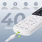 AUVON 4 Outputs TENS Unit Muscle Stimulator with 24 Modes & Intuitive Operation Design, FSA & HSA Eligible, TENS Machine with 10 TENS Pads, Electronic Pulse Massager for Back Pain Relief Therapy