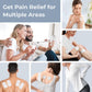 AUVON 4 Outputs TENS Unit Muscle Stimulator with 24 Modes & Intuitive Operation Design, FSA & HSA Eligible, TENS Machine with 10 TENS Pads, Electronic Pulse Massager for Back Pain Relief Therapy