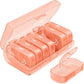 AUVON Weekly Pill Organizer 2 Times a Day, One-Side Large Opening, Easy‑Use AM PM Pill Case, XL Pill Box 7 Day, Travel Medication Organizer for Medication, Vitamins, Fish Oils, Supplements