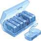 AUVON Weekly Pill Organizer 2 Times a Day, One-Side Large Opening, Easy‑Use AM PM Pill Case, XL Pill Box 7 Day, Travel Medication Organizer for Medication, Vitamins, Fish Oils, Supplements