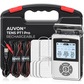 AUVON Rechargeable Digital TENS Unit Muscle Stimulator with 600 mAh Battery, TENS Machine with 8 Customizable Modes, Electric Massager for Shoulder, Back Pain Relief, 6 TENS Pads, A Carry Case