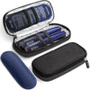 AUVON Lightweight Insulin Cooler Travel Case, 3-Layer Thickened Insulation Compact Medication Cooler for Travel, 2 TSA Approved Ice Packs, Insulated Cooling Bag for Insulin Pens & Diabetic Supplies