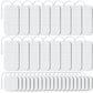 AUVON Électrodes de remplacement pour appareil TENS 5 x 10 cm, 24 pièces, réutilisables, sans latex, grandes électrodes, conception non irritante avec gel amélioré pour électrothérapie