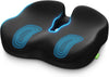 AUVON Ergonomic Donut Pillow Seat Cushion for Hemorrhoid & Tailbone Pain Relief, Thick Memory Foam Chair Cushion with Firm Support for Coccyx, Sciatica, Pressure Sores, Pregnancy, Postpartum Recovery