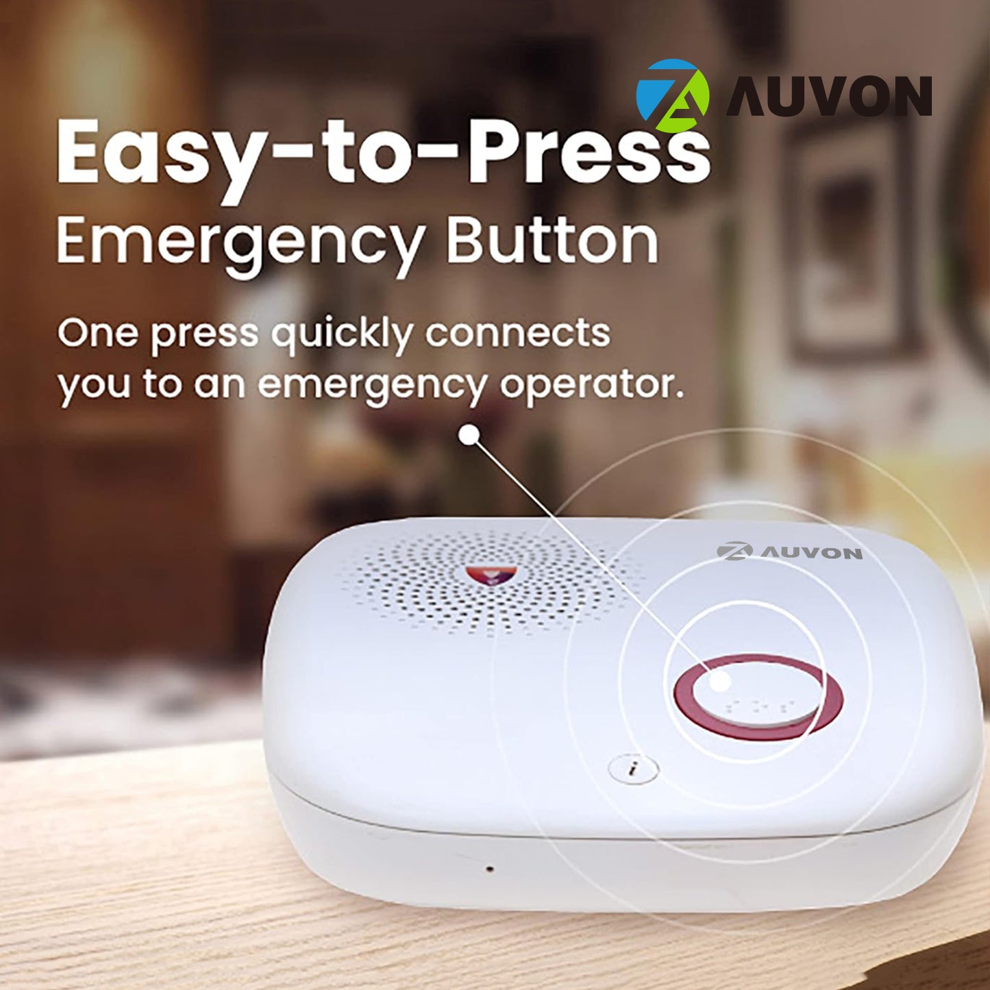 AUVON Home 2.0 Medical Alarm System for Seniors - Call to Activate - Monitor Device for Elderly w/ Cellular Coverage - Senior at Home Alert System