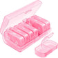 AUVON Weekly Pill Organizer 2 Times a Day, One-Side Large Opening, Easy‑Use AM PM Pill Case, XL Pill Box 7 Day, Travel Medication Organizer for Medication, Vitamins, Fish Oils, Supplements