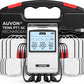 AUVON 4-Channel Digital TENS Unit Muscle Stimulator, Customizable 8 Modes Rechargeable TENS Machine with 16 Premium TENS Pads, Drug-free for Neck, Shoulder, Back, Sciatica Pain Relief, A Carry Case