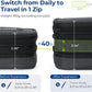 AUVON Expandable Insulin Cooler Travel Case, +40% Space, 2x180g Ice Packs TSA-Approved Diabetic Medication Cooler for Travel Holds 3-5 Insulin Pens & Supplies, Well-Insulated, Compact for Daily, Trip