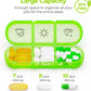 AUVON Weekly Pill Organizer 3 Times a Day, Color-Coded for Easy Tracking Large 7 Day Pill Box 3 Times a Day, Portable Pill Case for Medication, Vitamins, Fish Oil and Supplements, Dual Protection