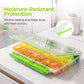 AUVON Moisture-Proof Monthly Pill Organizer, 28-Day Compartments Pill Box Case with Removable 4 Weeks Medication Organizer Rows for Fish Oils, Vitamins, Supplements, Medications, BPA-Free