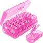 AUVON Weekly Pill Organizer 2 Times a Day, One-Side Large Opening, Easy‑Use AM PM Pill Case, XL Pill Box 7 Day, Travel Medication Organizer for Medication, Vitamins, Fish Oils, Supplements