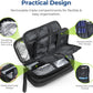AUVON Expandable Insulin Cooler Travel Case, +40% Space, 2x180g Ice Packs TSA-Approved Diabetic Medication Cooler for Travel Holds 3-5 Insulin Pens & Supplies, Well-Insulated, Compact for Daily, Trip