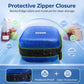 AUVON Universal Insulin Peptide Case for Fridge, 16 Slots for 1–15 ml Vials Insulin Vial Case for Fridge, Adjustable Foam Insert, Vial Holder with Moisture & Odor Protection, Insulated Aluminum Lining