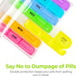 AUVON Weekly Pill Organizer 3 Times a Day, Color-Coded for Easy Tracking Large 7 Day Pill Box 3 Times a Day, Portable Pill Case for Medication, Vitamins, Fish Oil and Supplements, Dual Protection
