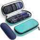 AUVON Étui de Voyage Réfrigérant pour Stylo à Insuline, avec 2 Packs de Glace de 90 g Approuvés par la TSA, Sac Isotherme en Cuir pour Médicaments Diabétiques, Étui Compact pour Stylos à Insuline et Autres Fournitures