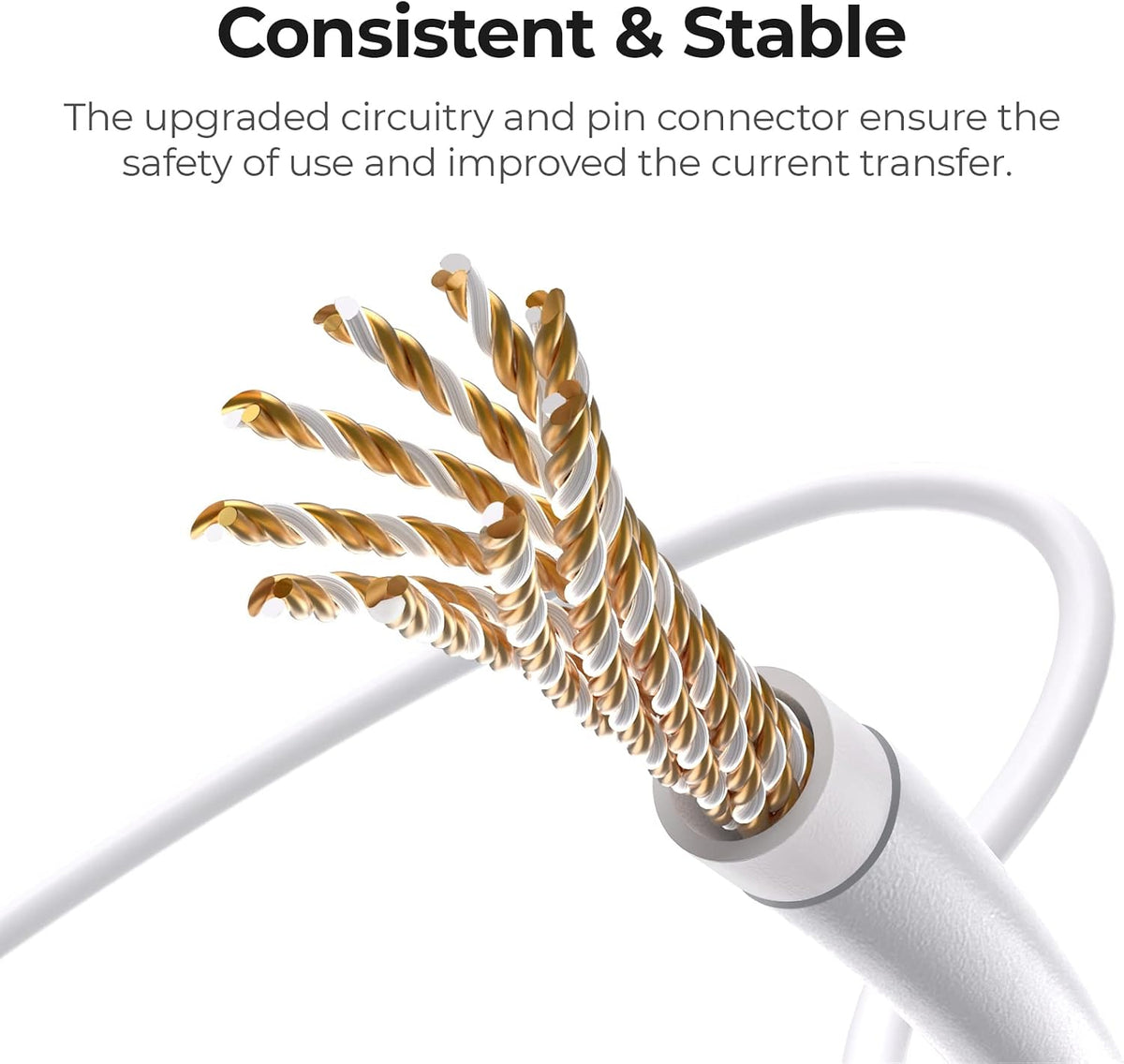 AUVON Durable TENS Unit Electrode Lead Wire for TENS EMS Units, 2 Pack Lead Wires with 40,000+ Bends (10X Durability), Compatible with Electric Muscle Stimulators in 2.35mm Plugs & 2mm Pin Pads