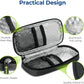 AUVON Étui de Voyage Réfrigérant pour Stylo à Insuline, avec 2 Packs de Glace de 90 g Approuvés par la TSA, Sac Isotherme en Cuir pour Médicaments Diabétiques, Étui Compact pour Stylos à Insuline et Autres Fournitures
