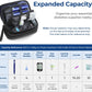 AUVON Expandable Insulin Cooler Travel Case, +40% Space, 2x180g Ice Packs TSA-Approved Diabetic Medication Cooler for Travel Holds 3-5 Insulin Pens & Supplies, Well-Insulated, Compact for Daily, Trip