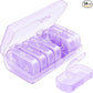 AUVON Weekly Pill Organizer 2 Times a Day, One-Side Large Opening, Easy‑Use AM PM Pill Case, XL Pill Box 7 Day, Travel Medication Organizer for Medication, Vitamins, Fish Oils, Supplements