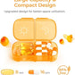 AUVON XL Weekly Pill Organizer 2 Times a Day, AM PM Pill Box 7 Day with One-Side Large Opening Design for Easy Filling, Portable Travel Pill Case for Medication, Vitamins, Fish Oils, Supplements