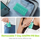 AUVON XL Weekly Pill Organizer 2 Times a Day, Pill Box 7 Day with One-Side Large Opening Design for Easy Filling, Cyan AM PM Pill Case for Medication/Vitamins/Fish Oils/Supplements