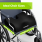AUVON Anti-Slip Wheelchair Cushions with Front High Rear Low & Hump Design, Ergonomic Seat Cushion to Optimize Sitting Posture, Chair Cushions Relieve Sciatica, Back, Pressure Sore & Ulcer Pain