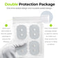 AUVON Wireless TENS Unit Electrode Pads 12 Pcs, 2 Sizes, Latex-Free Only Compatible with AUVON Wireless TENS Device TX6224, Reusable TENS Unit Replacement Pads, Premium Stickiness, White