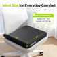 AUVON Gel Ventilation Seat Cushion with Innovation Heat Dissipation Design Supportive Memory Foam Wheelchair Cushion for Back & Tailbone Comfort, Waterproof Cover, Anti-Sore & Ulcer, Buckle Strap
