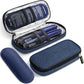 AUVON Étui de Voyage Réfrigérant pour Stylo à Insuline, avec 2 Packs de Glace de 90 g Approuvés par la TSA, Sac Isotherme en Cuir pour Médicaments Diabétiques, Étui Compact pour Stylos à Insuline et Autres Fournitures