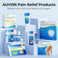 Parches AUVON para alivio del dolor (8 unidades), parches de mentol para hasta 8 horas de alivio del dolor de espalda, dolor muscular, dolor de rodilla, artritis, elegibles para FSA o HSA, tela de calidad para una aplicación sin complicaciones