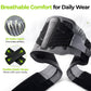 AUVON Back Brace with Removable Heating Pad for Lower Back Pain Relief 5-Stay Lumbar Support Belt for Men & Women, Adjustable Back Support Brace for Sciatica, Herniated Disc, Work & Heavy Lifting