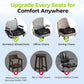AUVON Anti-Slip Wheelchair Cushions with Front High Rear Low & Hump Design, Ergonomic Seat Cushion to Optimize Sitting Posture, Chair Cushions Relieve Sciatica, Back, Pressure Sore & Ulcer Pain