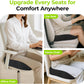 AUVON Ergonomic Donut Pillow Seat Cushion for Hemorrhoid & Tailbone Pain Relief, Thick Memory Foam Chair Cushion with Firm Support for Coccyx, Sciatica, Pressure Sores, Pregnancy, Postpartum Recovery