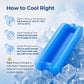AUVON Insulin Vial Cooler Travel Case, Up to 12H Cooling, 370g Ice Brick GLP-1 & Peptide Travel Case TSA Approved, Safe Anti-Freezing Foam, Well-Insulated 3-Layer Protection for 3-15ml Vials, Pens