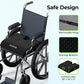 AUVON Wheelchair Seat Cushions for Sciatica, Back, Coccyx, Pressure Sore and Ulcer Pain Relief, Memory Foam Pressure Relief Cushion with Removable Strap, Breathable & Waterproof Fabric