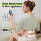 AUVON 3-in-1 TENS Unit Muscle Stimulator, 40 Levels for Gradual Pain Relief EMS Massage Machine, Drug-Free for Shoulder, Sciatica, Back Pain Relief, 24 Modes Electronic Pulse Massager, 12 TENS Pads
