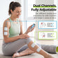 AUVON 24 Modes Dual Channel TENS Unit Muscle Stimulator for Pain Relief TENS Machine with 40 Intensities for Drug-Free Gradual Neck, Back, Sciatica Relief, Electronic Pulse Massager, 12 TENS Pads