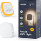 Veilleuse LED AUVON enfichable avec capteur de mouvement et capteur crépusculaire, veilleuse à intensité variable blanc chaud avec luminosité réglable de 1 à 50 lm pour salle de bain, chambre à coucher, couloir, escaliers (lot de 2)