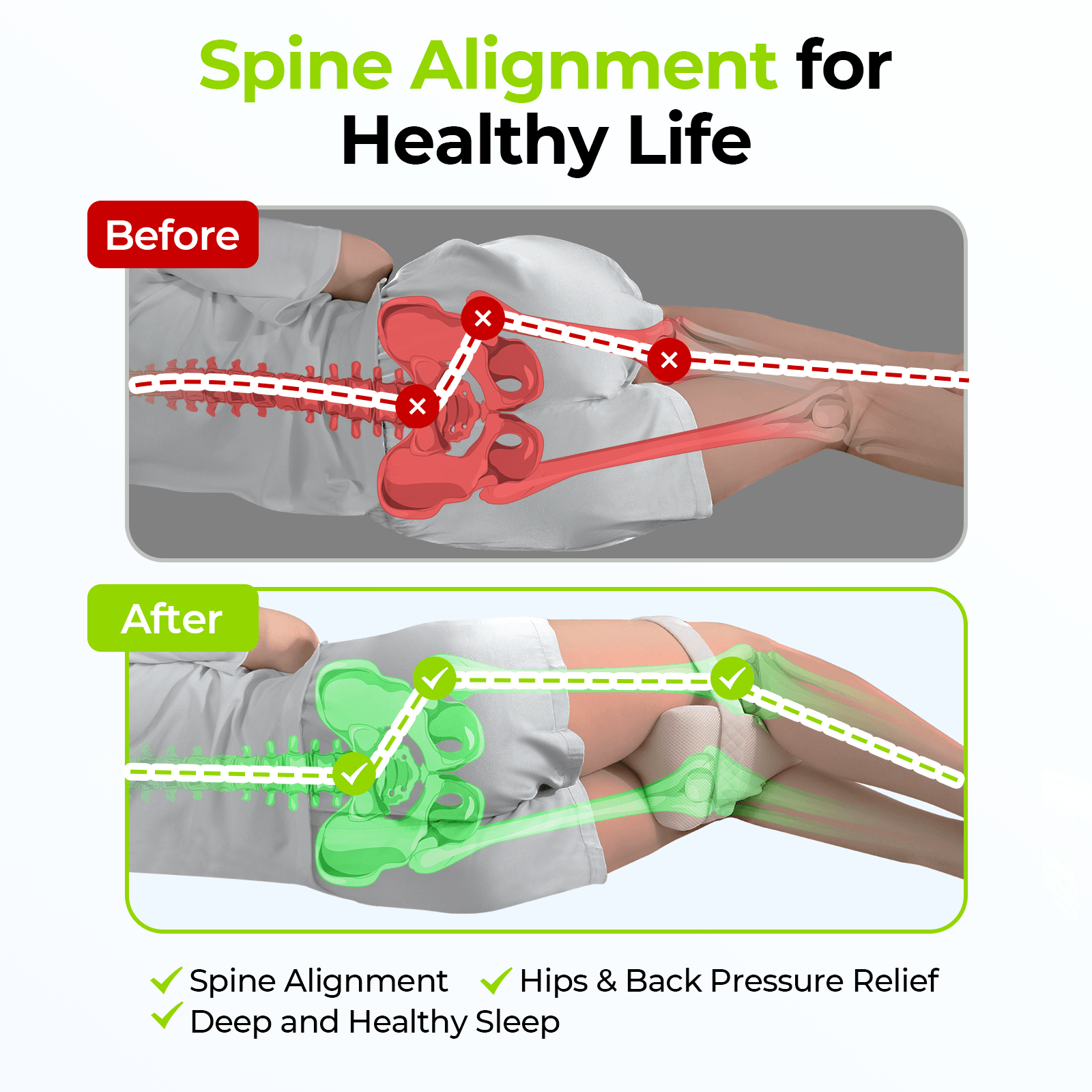 Benefits of pillow between legs outlet