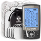 AUVON Dual Channel TENS Unit Muscle Stimulator Machine with 20 Modes, 2" and 2"x4" TENS Unit Electrode Pads - AUVON