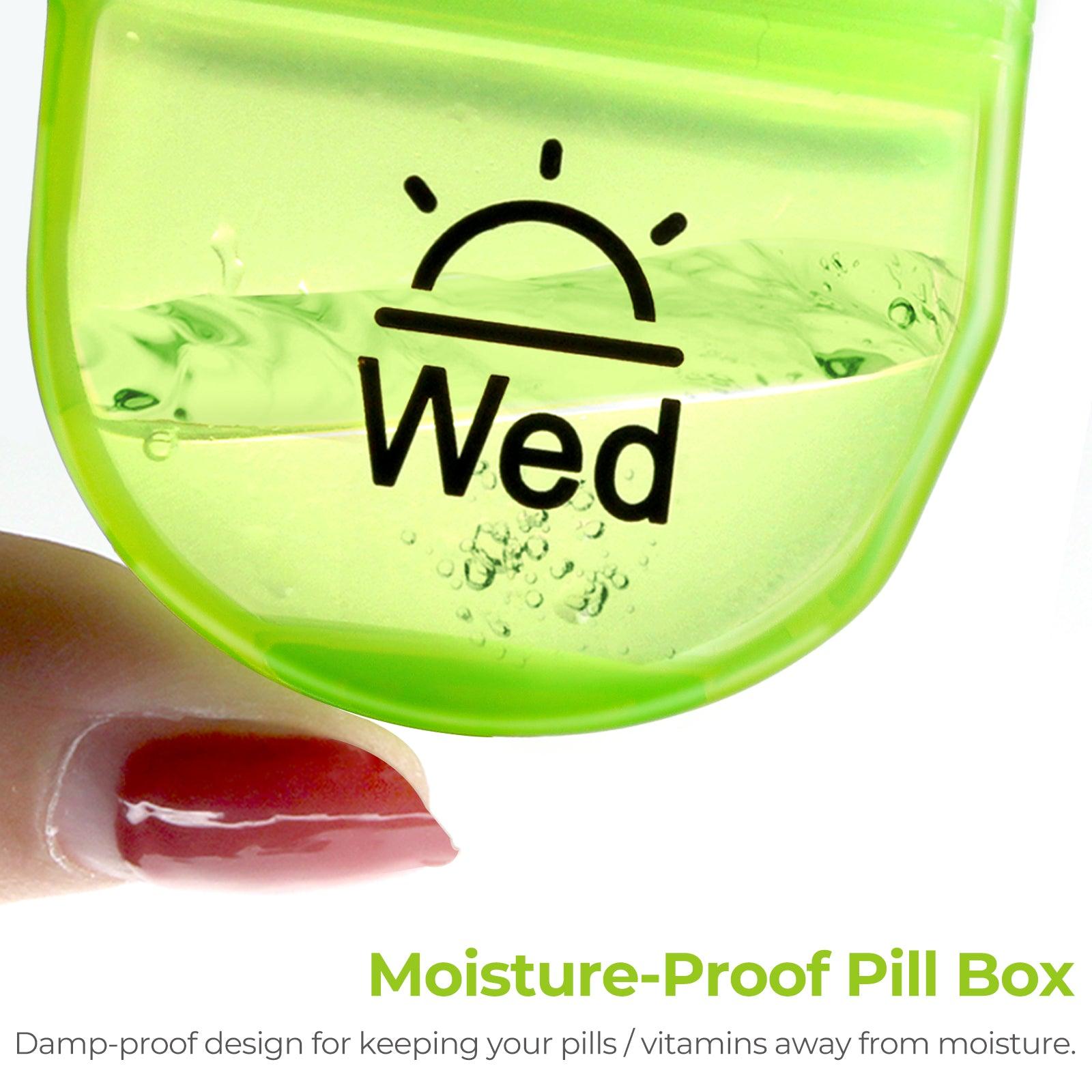 MorningSave: 2-Pack: Thera Rx Portable Pill Case Weekly Travel