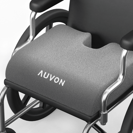 AUVON Wheelchair Seat Cushions, Memory Foam Pressure Relief Chair Cushion