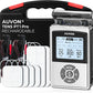 AUVON Rechargeable Digital TENS Unit Muscle Stimulator with 600 mAh Battery TENS Machine with 40 Levels for Gradual Shoulder, Back, Muscle Pain Relief, 8 Customizable Modes, 6 TENS Pads, A Carry Case